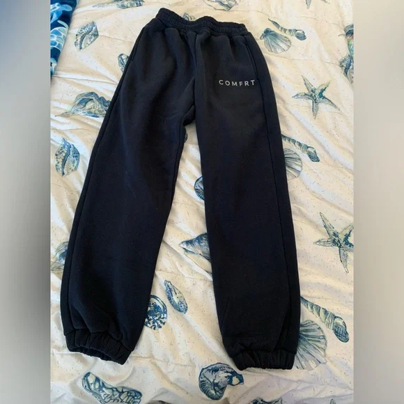Comfort Navy Blue Joggers Sweatpants Size Small NWOT - Picture 2 of 7
